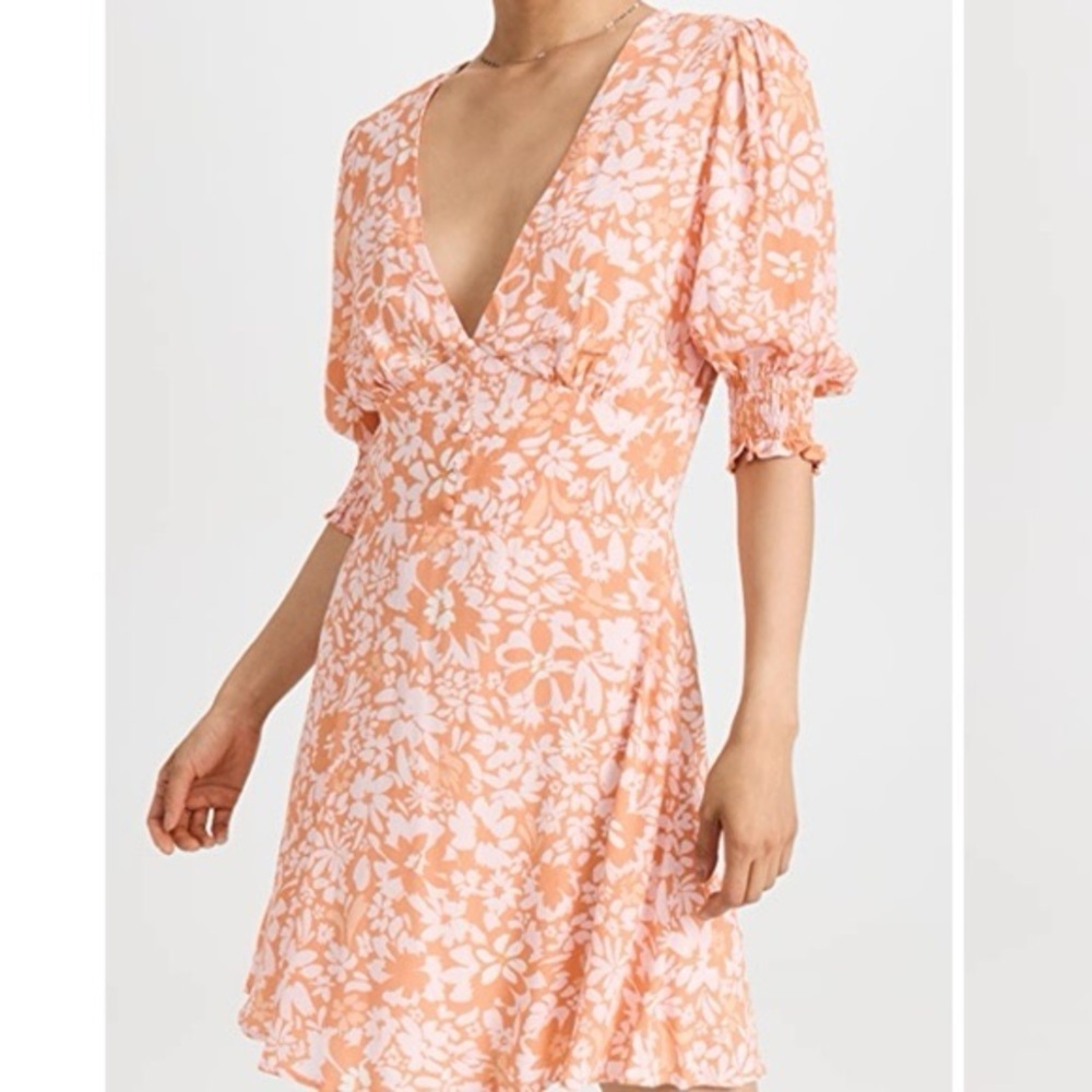 Minkpink floral mini dress Small